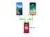 Powerful Portable Power Bank with Wireless Charger (Red)