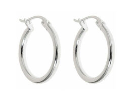 .925 Sterling Silver French Lock Hoops