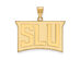 NCAA 10k Yellow Gold St. Louis U. Large Pendant