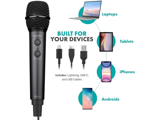 Handheld Digital Cardioid Condenser Microphone