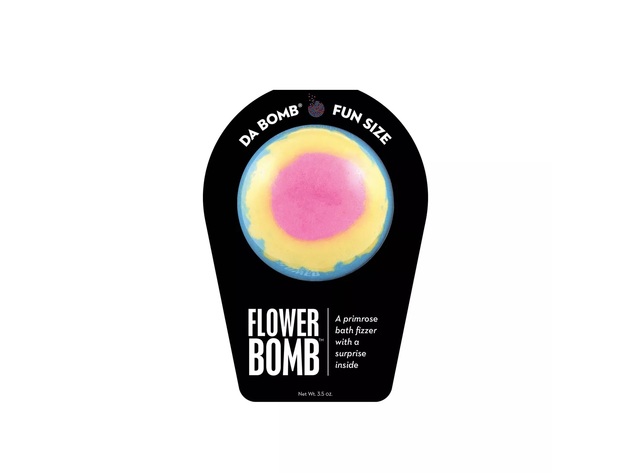 Da Bomb Stainless Fizzers Flower Bath Bomb with a Fun Surprise Inside, One Bomb Per Bath, 3.5 Ounces