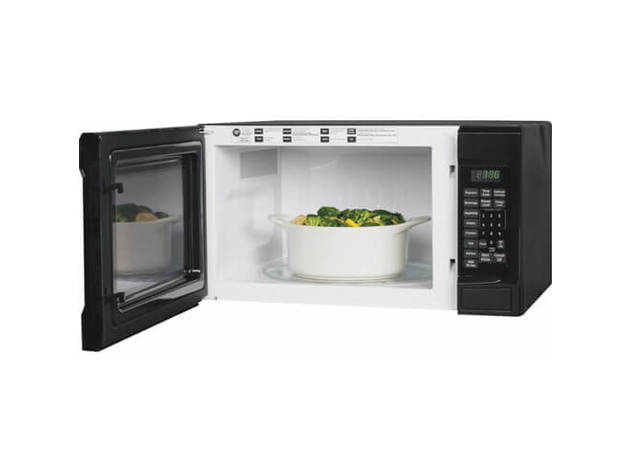 GE JES1460DSBB 1.4 Cu. Ft. 1100W Counter Top Microwave - Black