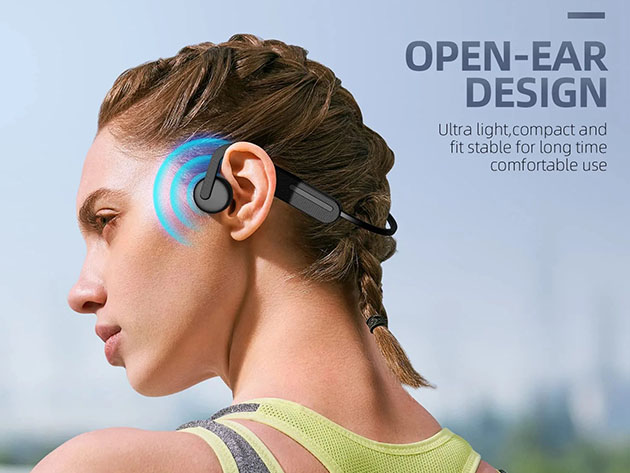 Bone-Conduction Bluetooth 5.0 Headphones 