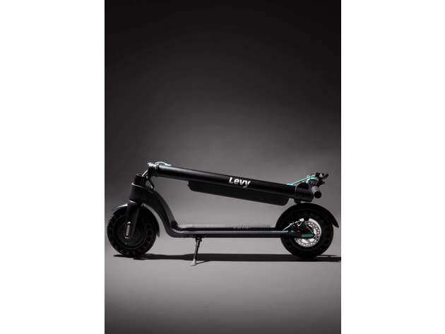 The Levy Plus Electric Scooter - Red / 10" Solid Tires / 12.8aH Battery