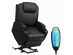 Costway Electric Lift Power Recliner Chair Heated Massage Sofa Lounge w/ Remote Control - Black