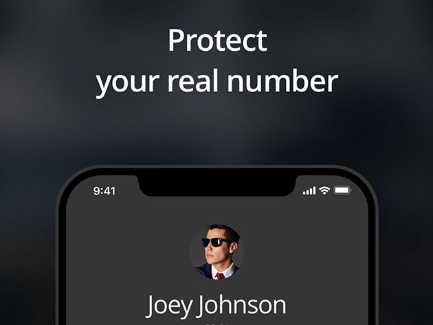 Hushed Private Phone Line: 1 Line (1000 Mins or 6000 SMS)