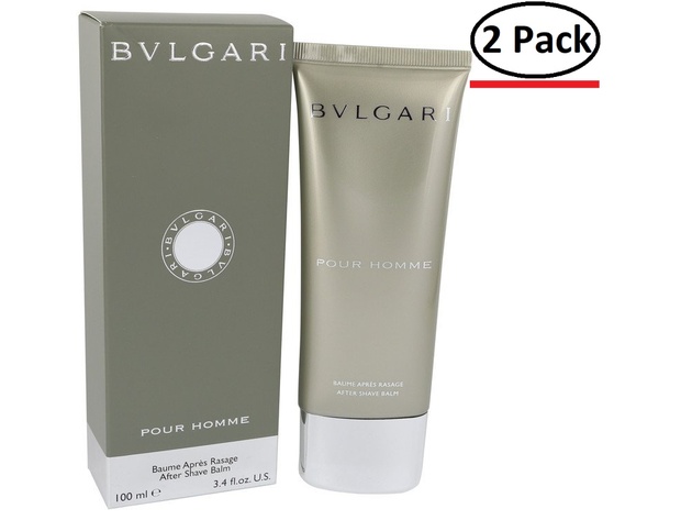 BVLGARI (Bulgari) by Bvlgari After Shave Balm 3.4 oz for Men (Package of 2)