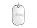 Sterling Silver Maryland Large Dog Tag Pendant