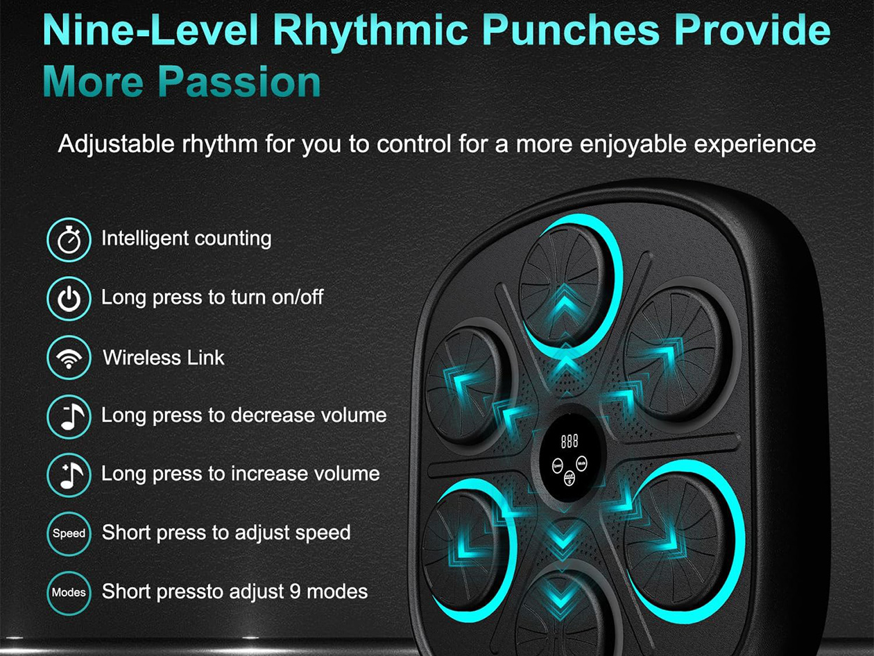 Smart Music Boxing Machine with Gloves