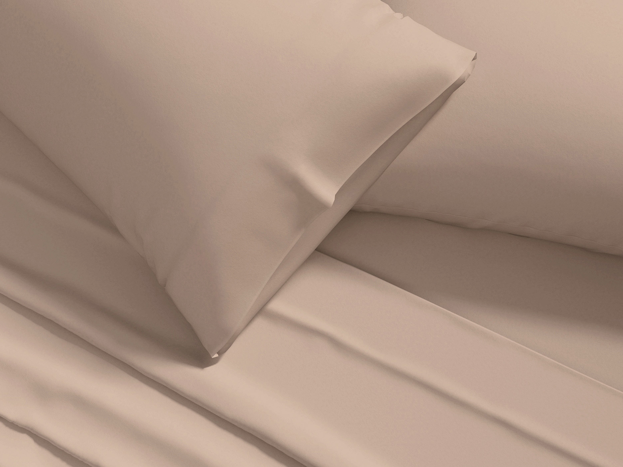 4-Piece Pre-Washed Microfiber Sheet Set (Rose/King)