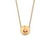 14K Plated Silver Alpha Chi Omega Large Enamel Necklace
