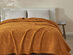 Vintage Cotton Waffle Blanket (Queen/Bronze)