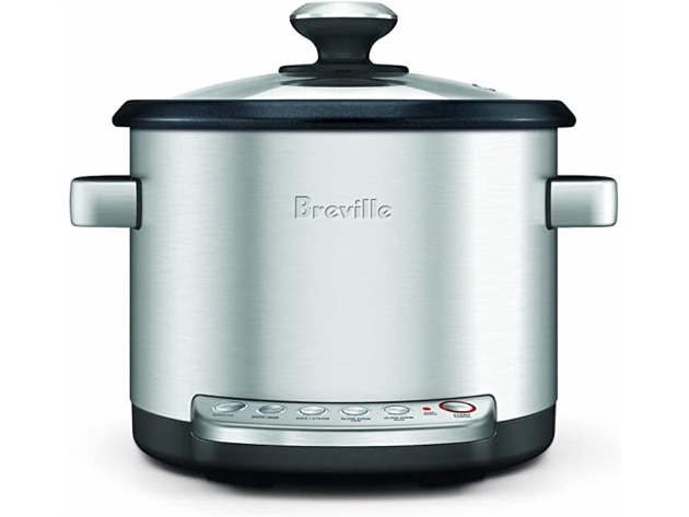 Breville BRC600XL Aluminum Risotto Plus Sauteing Slow Rice Cooker and Steamer (Like New, Damaged Retail Box)