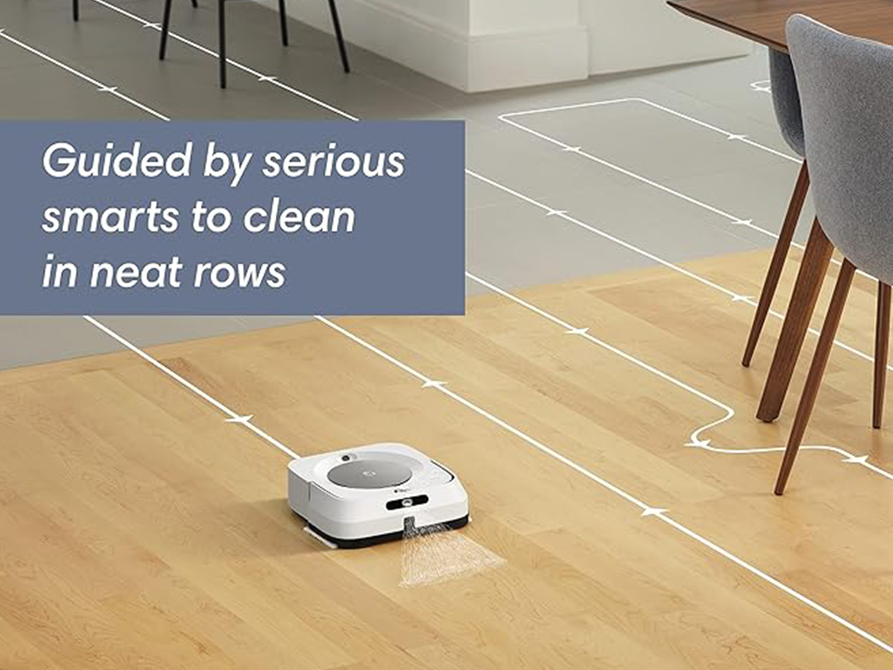 iRobot Braava jet m6 Robot Mop - White (Refurbished)