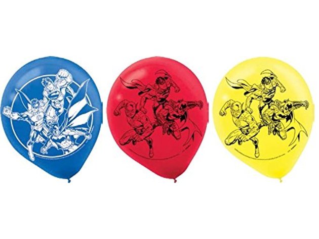 Justice League Latex Balloons, Party Favor