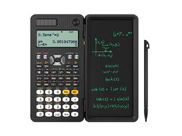 Scientific Calculator with Erasable LCD Writing Tablet