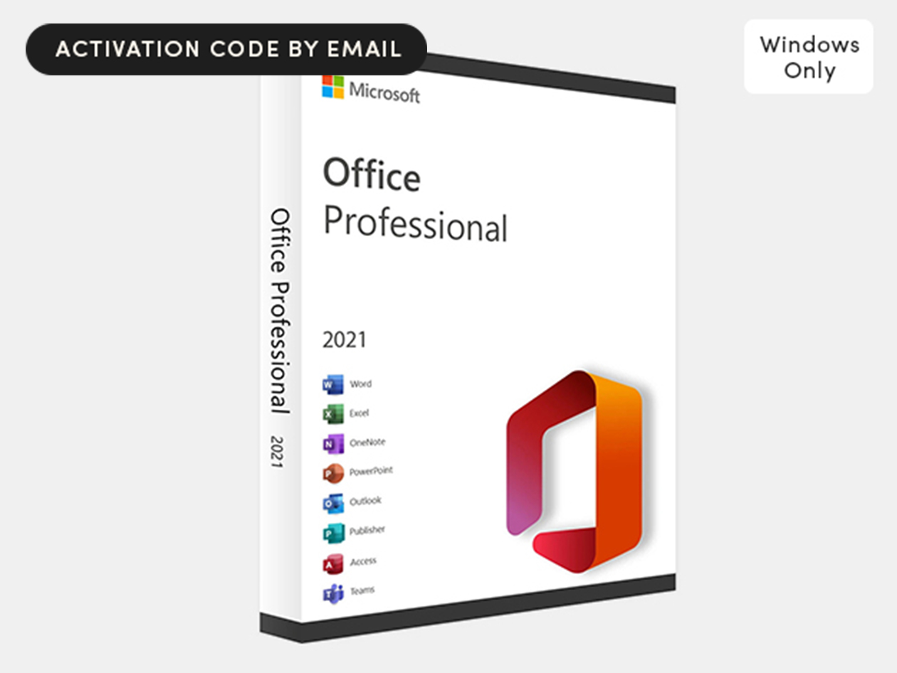 Microsoft Office Professional 2021 for Windows: Lifetime License