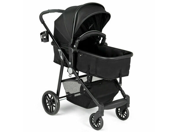 costway 2 in1 foldable baby stroller