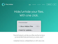 FileUnhider: Hide/Unhide Your Files - Product Image