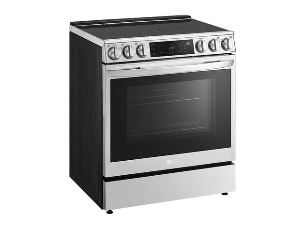 LG LSEL6335F 6.3 Cu. Ft. Stainless Smart InstaView&#0174; Electric Slide-In Range with Air Fry