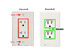 5-Pack Outlet Cover with Built-In LED Night Light - 2 Styles