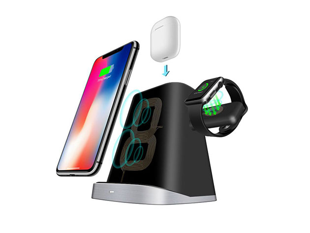 iPM 3-in-1 Apple Watch, iPhone & AirPods Wireless Charging Dock