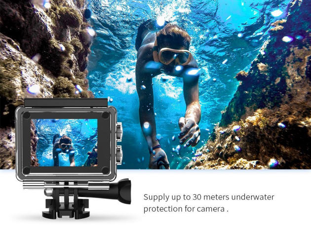 4K Action Pro Waterproof All Digital UHD WiFi Camera