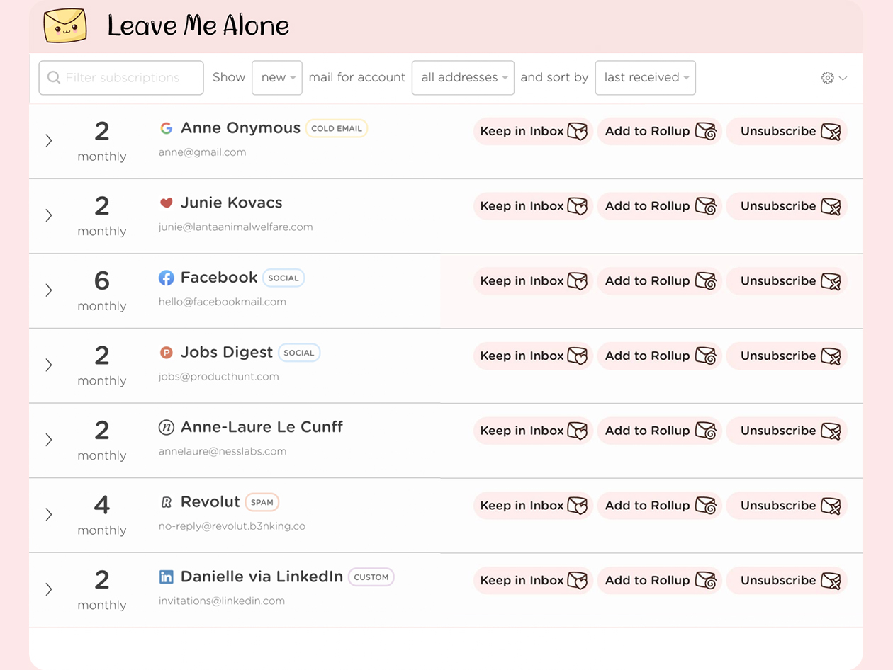 Leave Me Alone Unlimited Plan: Lifetime Subscription