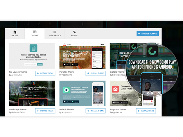 10 Appsites Websites: Lifetime Subscription