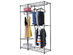 Costway 48''x18''x71'' Closet Organizer Garment Rack Portable Clothes Hanger Home Shelf