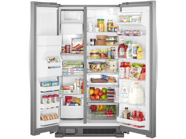 Whirlpool WRS325SDHZ 25 Cu. Ft. Stainless Side-by-Side Refrigerator