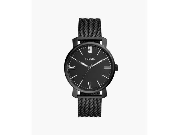 Fossil Rhett Three-Hand Stainless Steel Watch Smoke  display picture 1