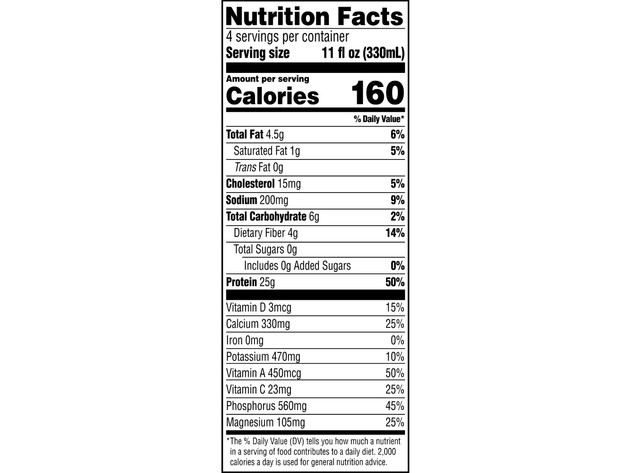 Muscle Milk Genuine Rich and Delicious Protein Shake, 25g Protein, Creamy Vanilla, 44 Ounces, 4 Count