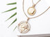 2-Piece Coin Head Necklace