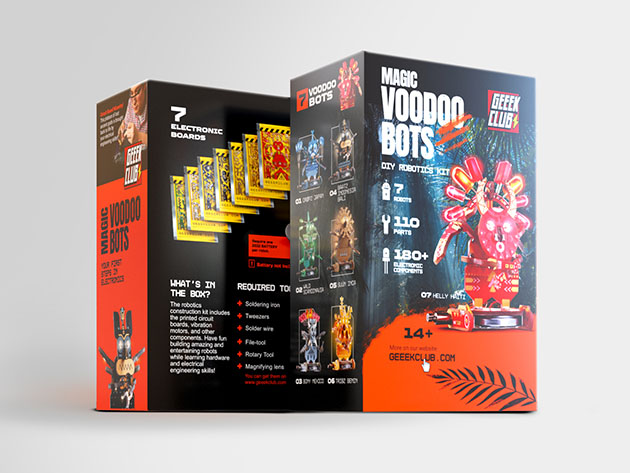 Magic Voodoo Bots PCB Construction Set (Toolkit Not Included)