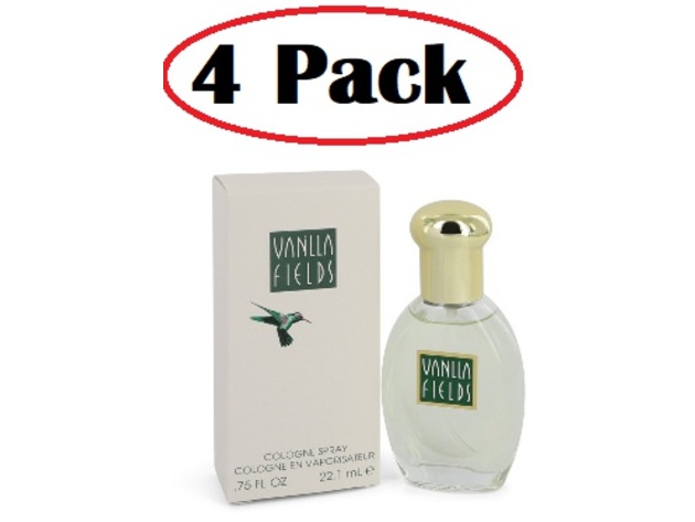 4 Pack of VANILLA FIELDS by Coty Cologne Spray .75 oz