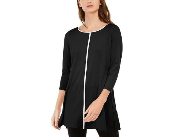 black dressy tunic tops