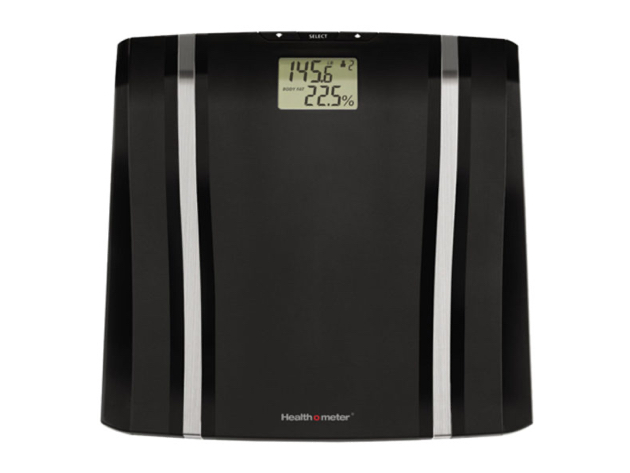 Health o meter BFM080DQ-05 LCD Display Body Fat Hydration Level Scale, Black 