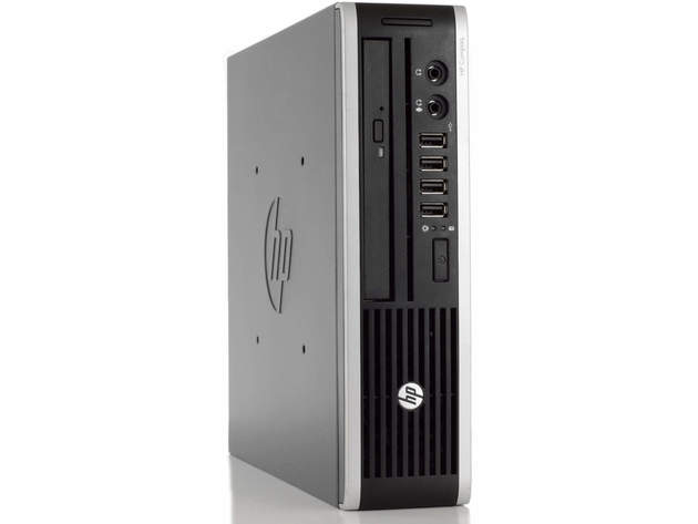 HP Compaq 8200 Ultra Small Form Factor Computer PC, 3.20 GHz Intel i5 Quad Core Gen 2, 4GB DDR3 RAM, 250GB HDD Hard Drive, Windows 10 Professional 64Bit (Renewed)