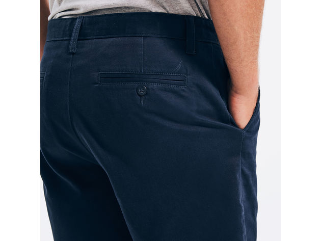 Nautica Men's 8.5" Stretch Classic-Fit Deck Shorts Silver Size 40