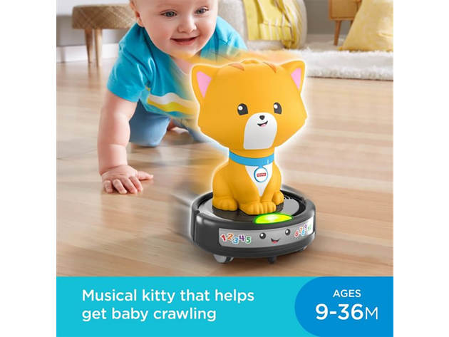 Fisher-Price FPGJW35 Laugh & Learn Crawl-After Cat On A Vac