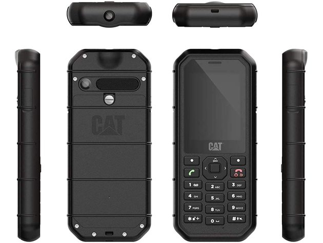 CAT B26 Dual Sim Rugged Phone Only 2G GSM  Factory Unlocked  Smartphone - Black