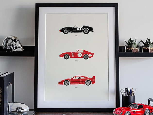 A Purebred Legacy: Ferrari Poster (18"x 24")
