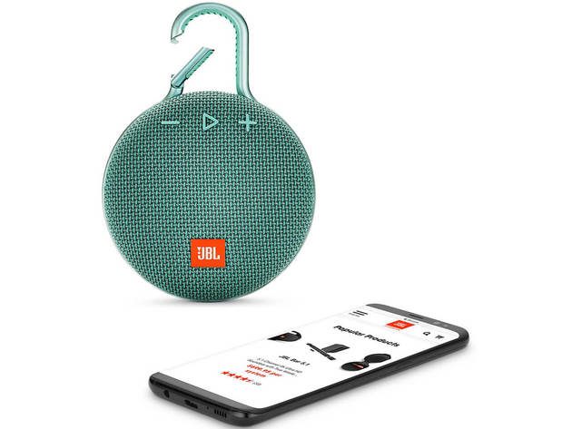 JBL CLIP3TEAL Clip 3 Portable Bluetooth Speaker - River Teal