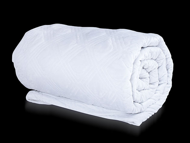 Classic Hush Weighted Blanket (White, King/35Lb)