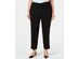 Kasper Women's Pants Plus Dress Cuffed Mid-Rise Stretch Black Size 18W