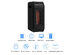 Costway Portable Electric Space Heater 1500W w/ Timer Remote Control Tip-Over Protection - Black