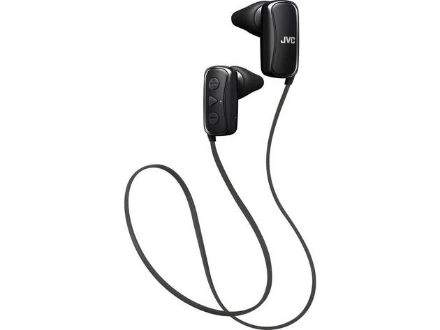 JVC HAF250BTB Gummy Wireless In-Ear Headphones - Black