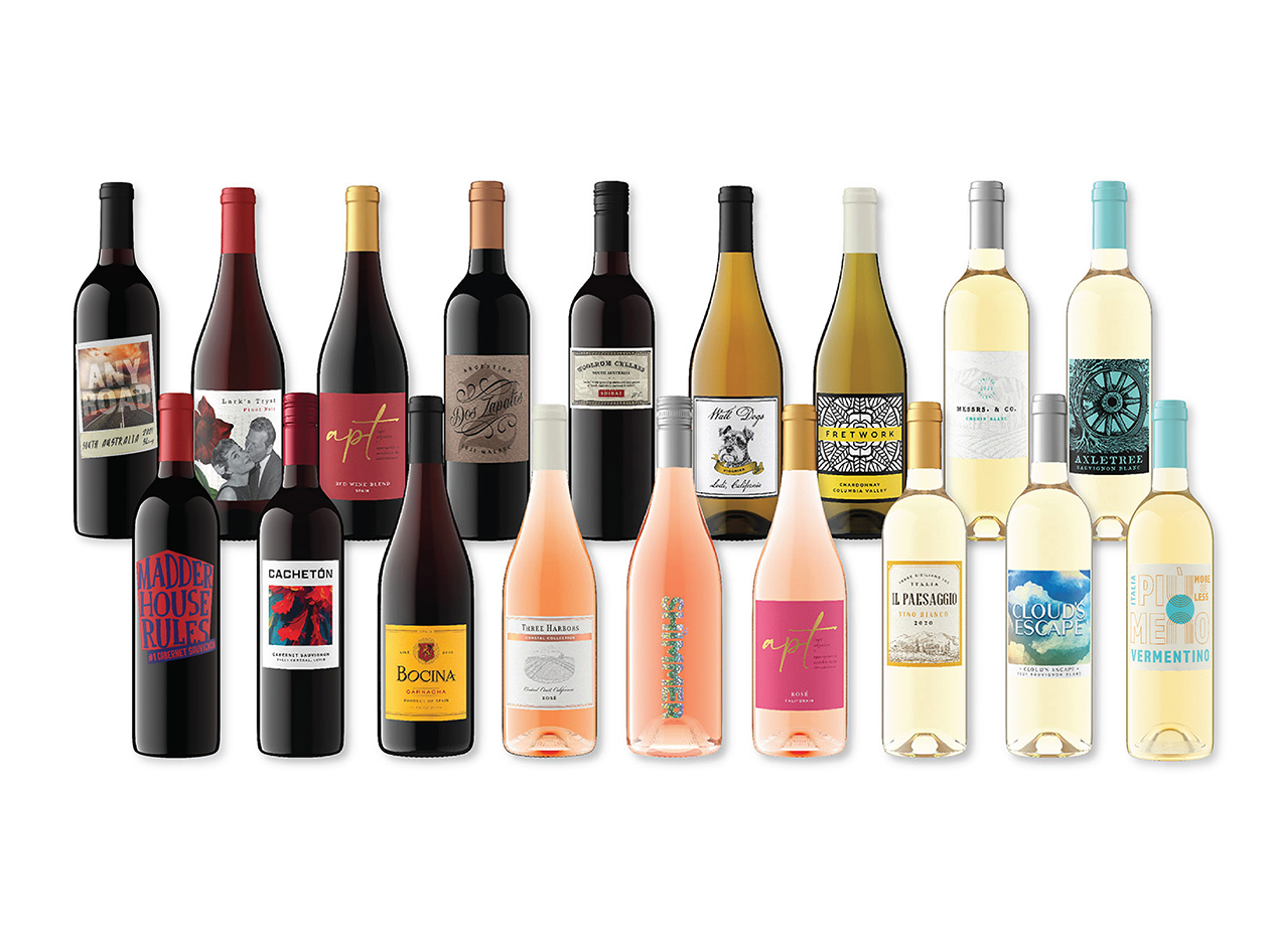 Swirl Wine Shop - 18 Bottles of Red, White or Mixed Wines for just $79 (Shipping Not Included)