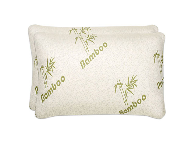 Shredded Memory Foam Bamboo Pillows (Queen/2-Pack)